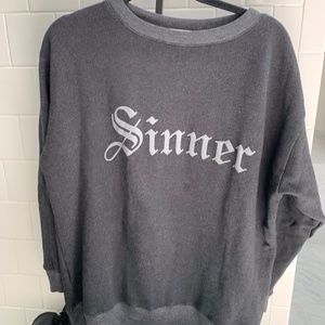 Wildfox oversized sweatshirt dress